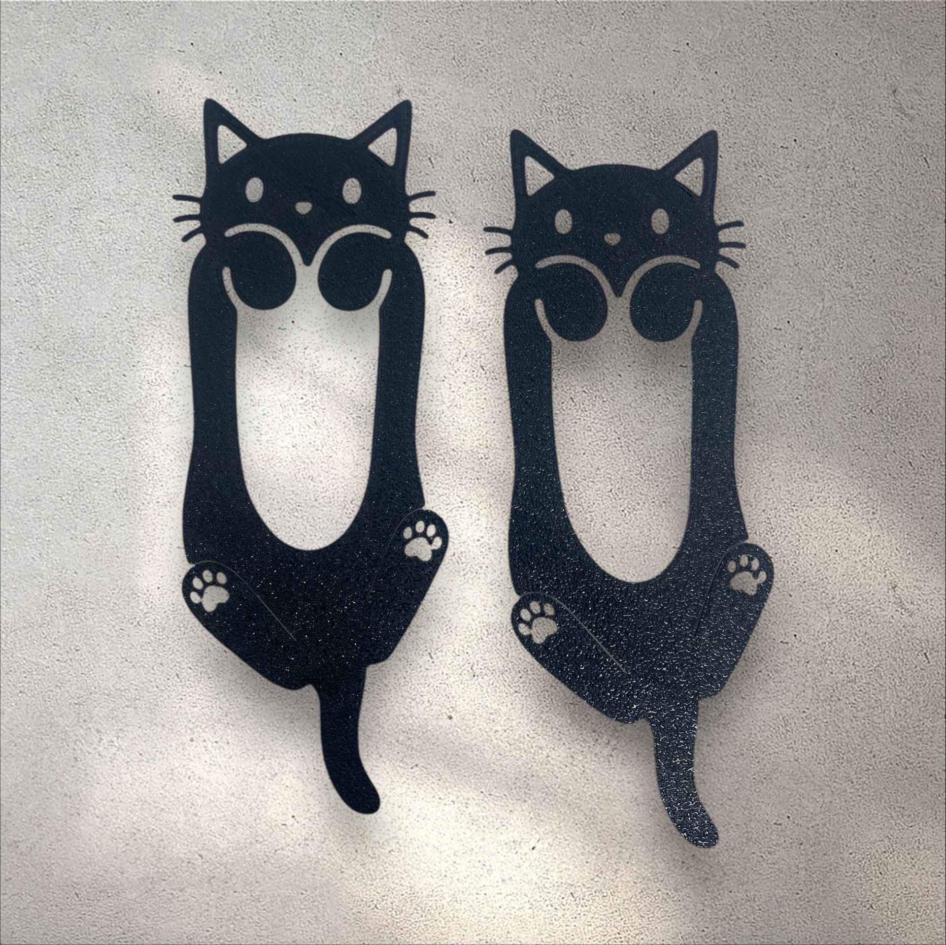 Kedi Kitap Ayracı 2 Adet 3D Baskı