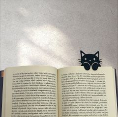 Kedi Kitap Ayracı 2 Adet 3D Baskı