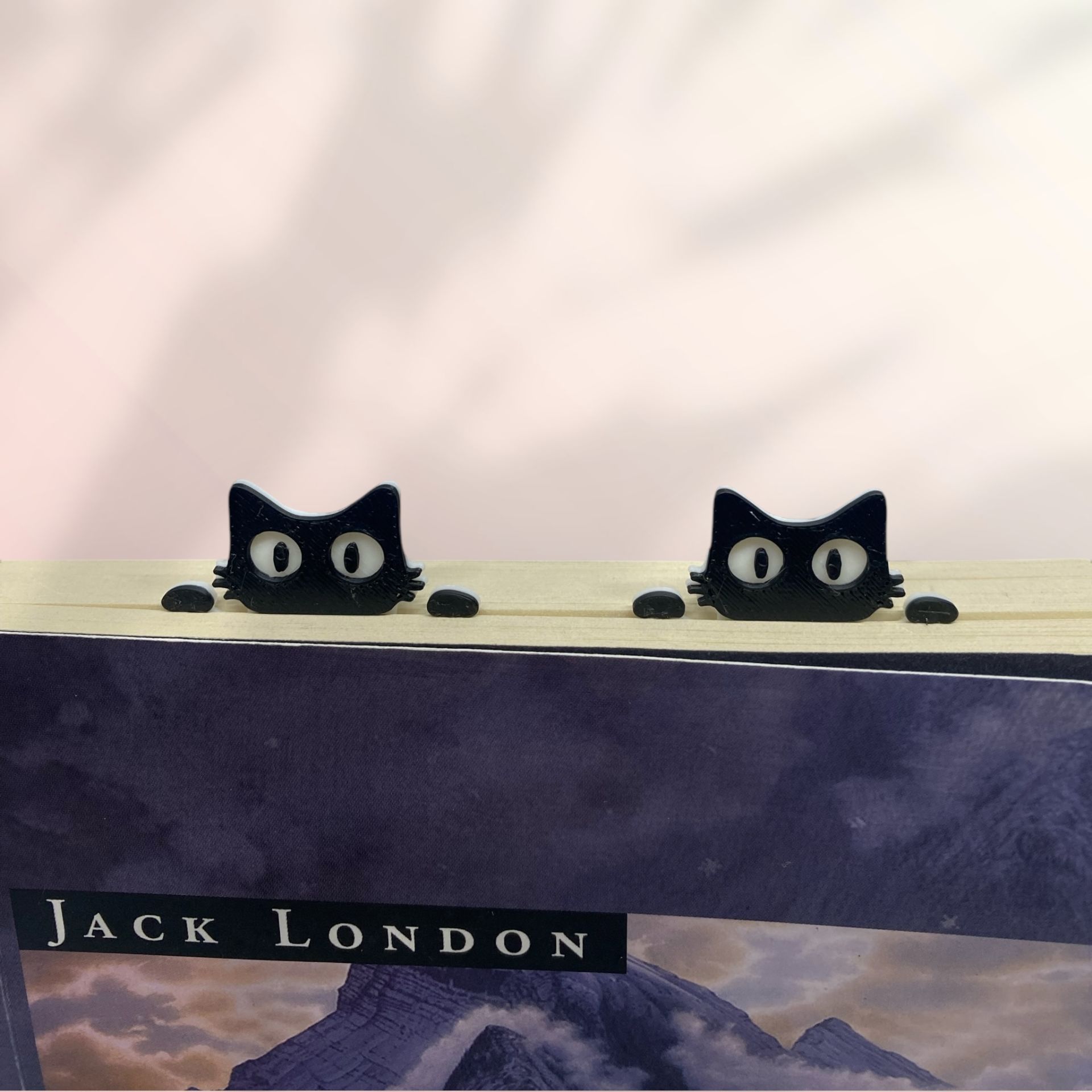 2'li Kedi Kitap Ayracı 3D Baskı