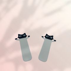 2'li Kedi Kitap Ayracı 3D Baskı