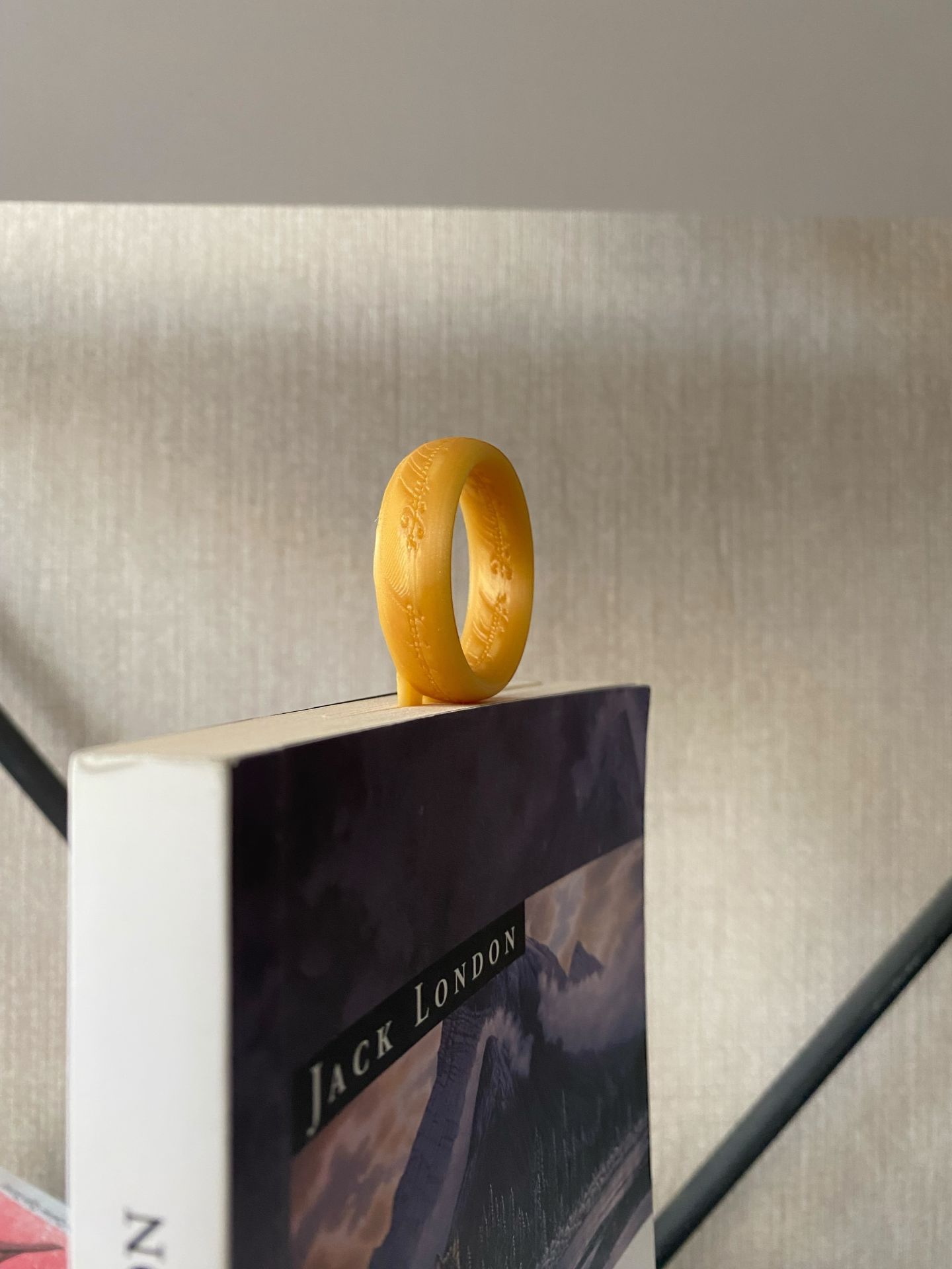 Yüzüklerin Efendisi Tek Yüzük Kitap Ayracı 3D Baskı