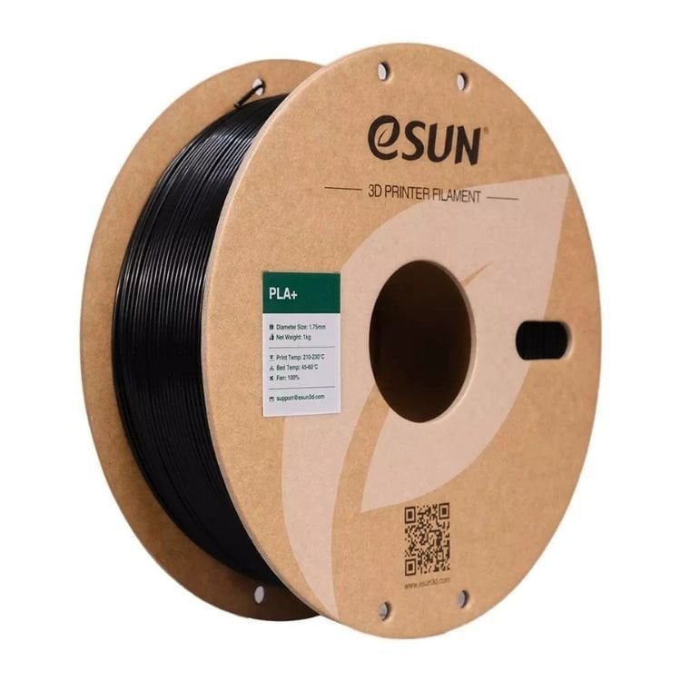 eSun Siyah 1.75mm PLA+ Filament 1KG