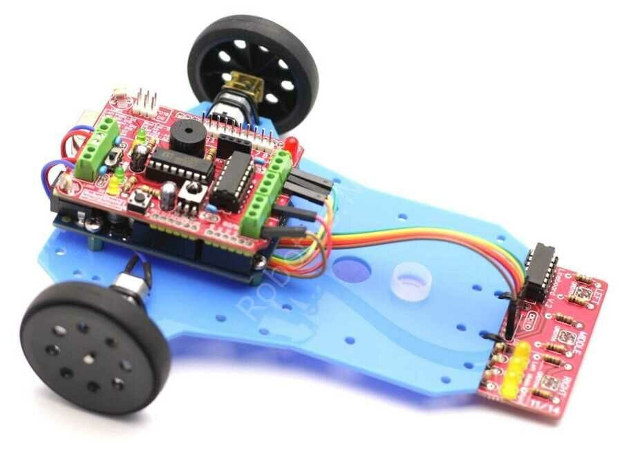 Arduline Arduino Basit Çizgi İzleyen Robot Kiti (Demonte)