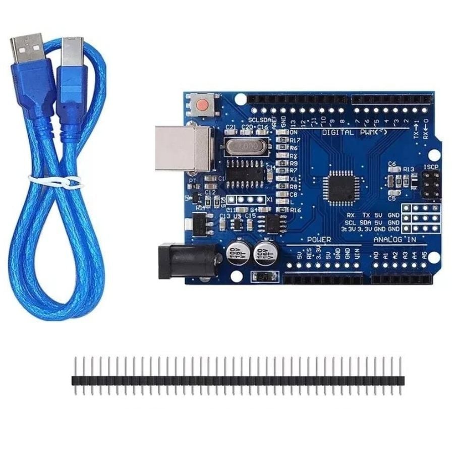 Arduino Uno R3 CH340 + USB Kablo