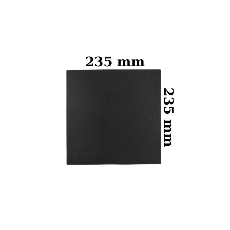 3D Yazıcı Isıtıcı Tabla Yüzeyi Stickerlı - 235x235 mm