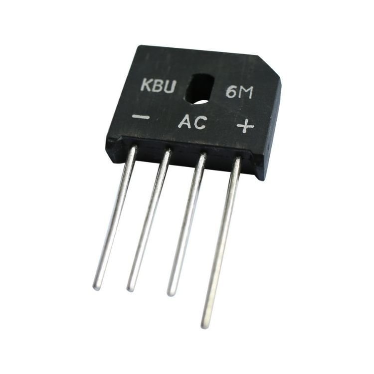 Köprü Diyot 6A 1000V - KBU6M - Tarak Tip