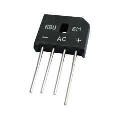 Köprü Diyot 6A 1000V - KBU6M - Tarak Tip