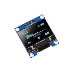 0.96 inch I2C OLED LCD Ekran 128x64 - Mavi