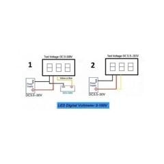 0-100V / 0-10A Dijital Voltmetre Ampermetre DSN-VC288