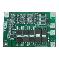 3S 12.6V 40A BMS 18650 Lityum Pil Şarj Koruma Devresi