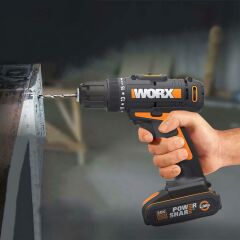 WORX WX100 20Volt/2.0Ah. Li-ion Tek Akülü Profesyonel Şarjlı Matkap