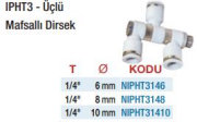 Isaiah IPHT3 Üçlü Mafsallı Dirsekler  (Ölçü Seçeneklerine Bakınız)