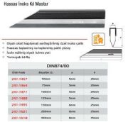 Werka Inox Kıl Mastar DIN874/00 (Ölçü Seçeneklerine Bakınız)