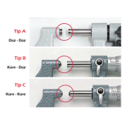 Werka Sac Mikrometresi (Ölçü Seçeneklerine Bakınız)