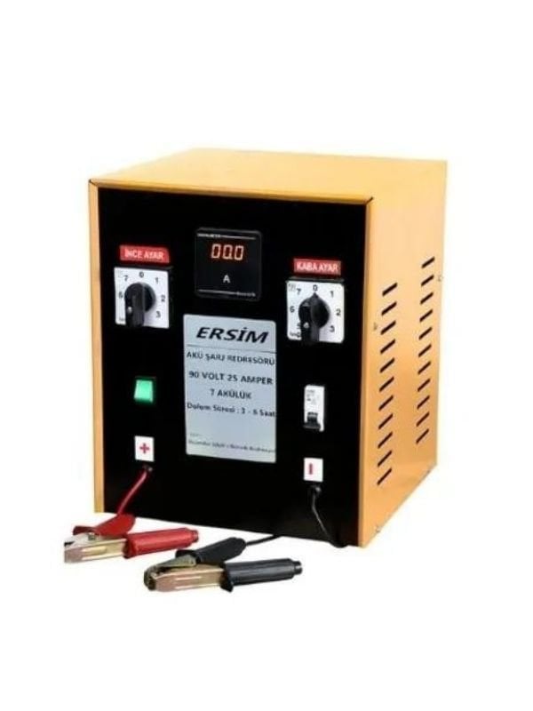 12v - 24v Akü Şarj Cihazı (7 Akü Kapasiteli) EC9025