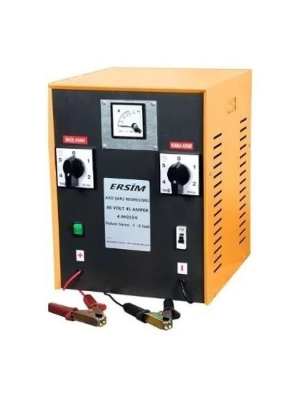 12v - 24v Akü Şarj Cihazı 45 Amper (7 Akü Kapasiteli) EC9045