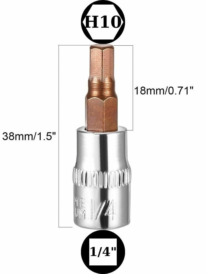 1/4'' H10 Allen Lokmalı Bits Uç NCAL1410S