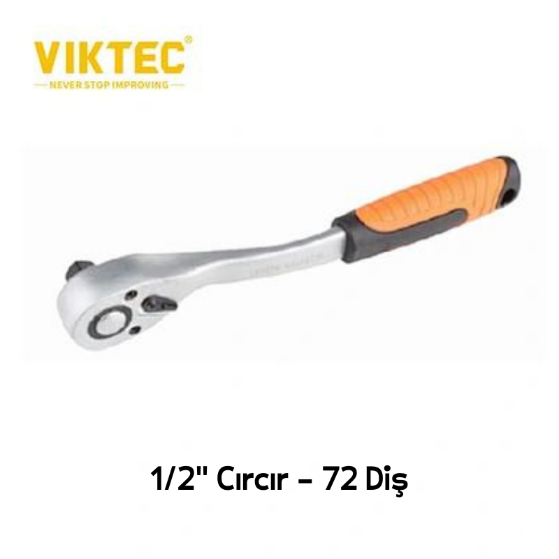 1/2'' 72 Diş Cırcır Kolu VT13115B