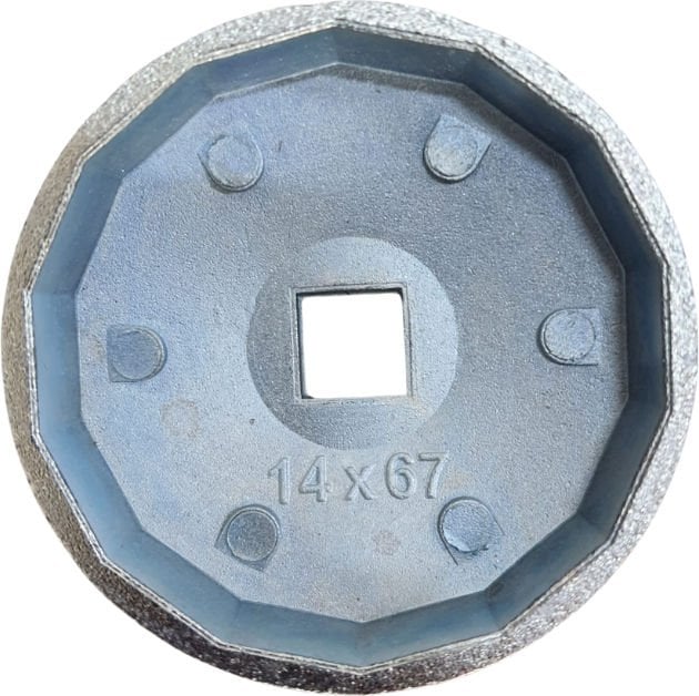 Renault Toyota Honda Yağ Filtre Sökme Anahtarı 14X67 mm RTH1467