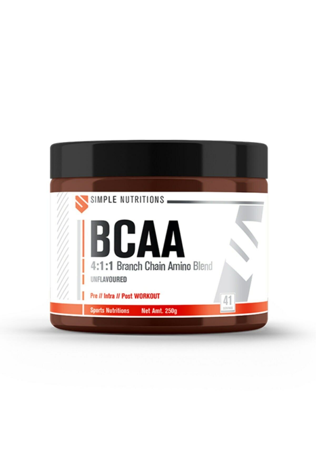 Simple Nutrition BCAA 4:1:1 Unflavoured -  250 gr (41 Servis)