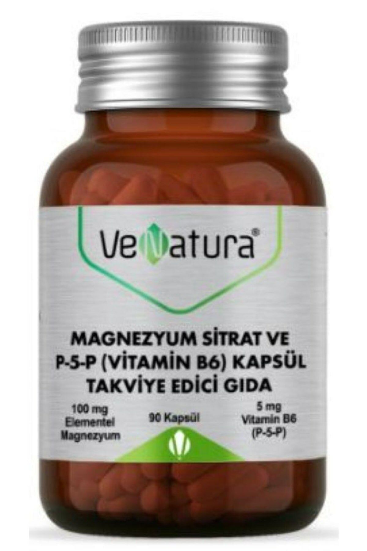 Venatura Magnezyum Sitrat Ve P5P 90 Kapsül