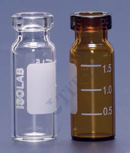 ISOLAB - 095.02.001 vial - crimp kapak - N11 - 1,5 ml - 11,6 x 32mm - şeffaf (100 adet / paket)