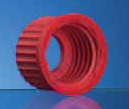 ÇALIŞKAN - LG29.227.06 - Vidalı kapak, Ortası Delik, PTFE, Otoklavlanabilir Vida Ölçüsü 18 GL