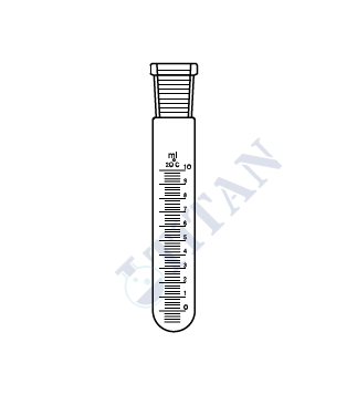 ÇALIŞKAN - LG024.10.0030 - Test tüpü, Dereceli, Şilifli 30 ml Hacim  , NS : 14.5/23