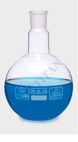 ISOLAB - 030.01.252 balon - cam - dibi düz - şilifli - 250 ml - NS29/32 (1 adet / paket)