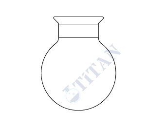 ÇALIŞKAN - LG026.07.3000 - Küresel reaksiyon kabı 3000 ml Hacim ,  100 Flanş Ölçüsü DN , Çap * Boy 185 x 230 mm