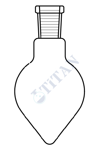 ÇALIŞKAN - LG006.11.1402 - Balon, Kalp tipi 25 ml Hacim , NS : 14,5/23