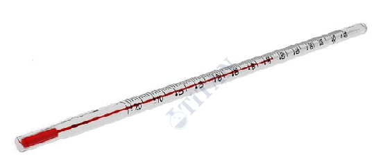 ISOLAB - 059.02.001 termometre - baget tipi - alkollü - ( -20/+50 ) (10 adet / paket)