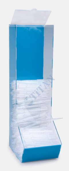 ISOLAB - 084.05.001 dispenser kutusu - akrilik - büyük boy (1 adet / paket)