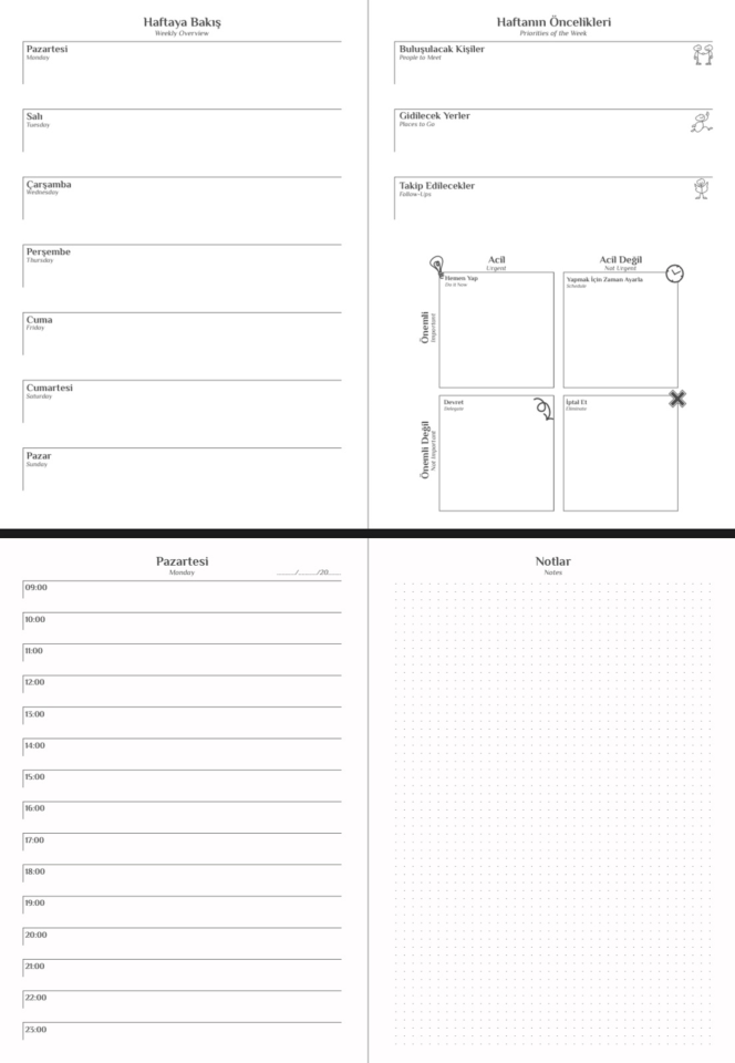 Remember Planner Mustard