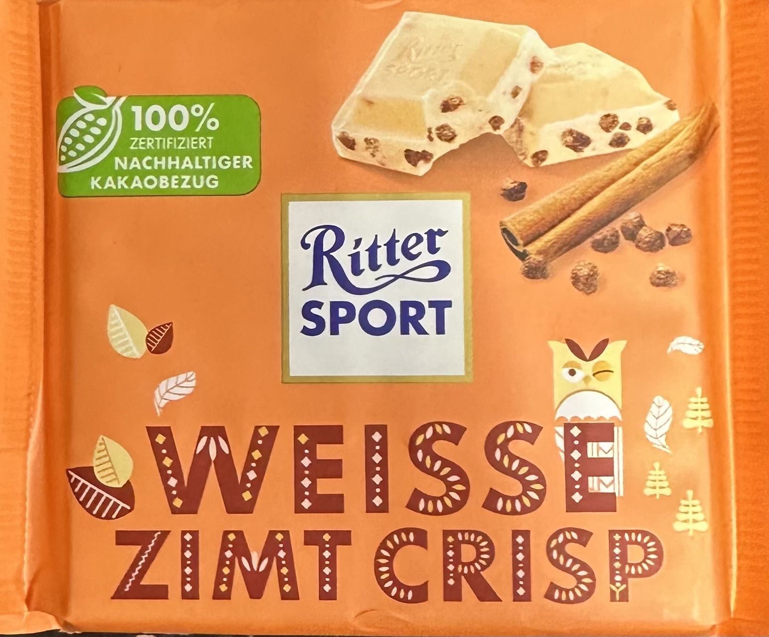 Ritter Sport Weisse Zimt Crisp