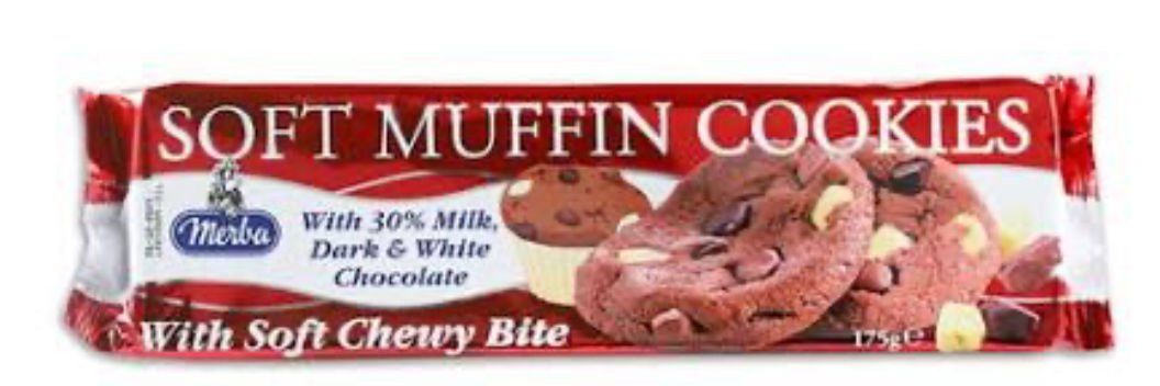 Merba Chocolate Soft Muffın Cookies 150g