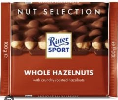 Ritter Sport Whole Hazelnuts 100g