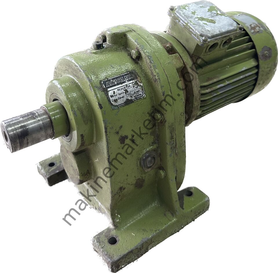 100 Devir Redüktörlü Motor 3KW 4Hp 380Volt