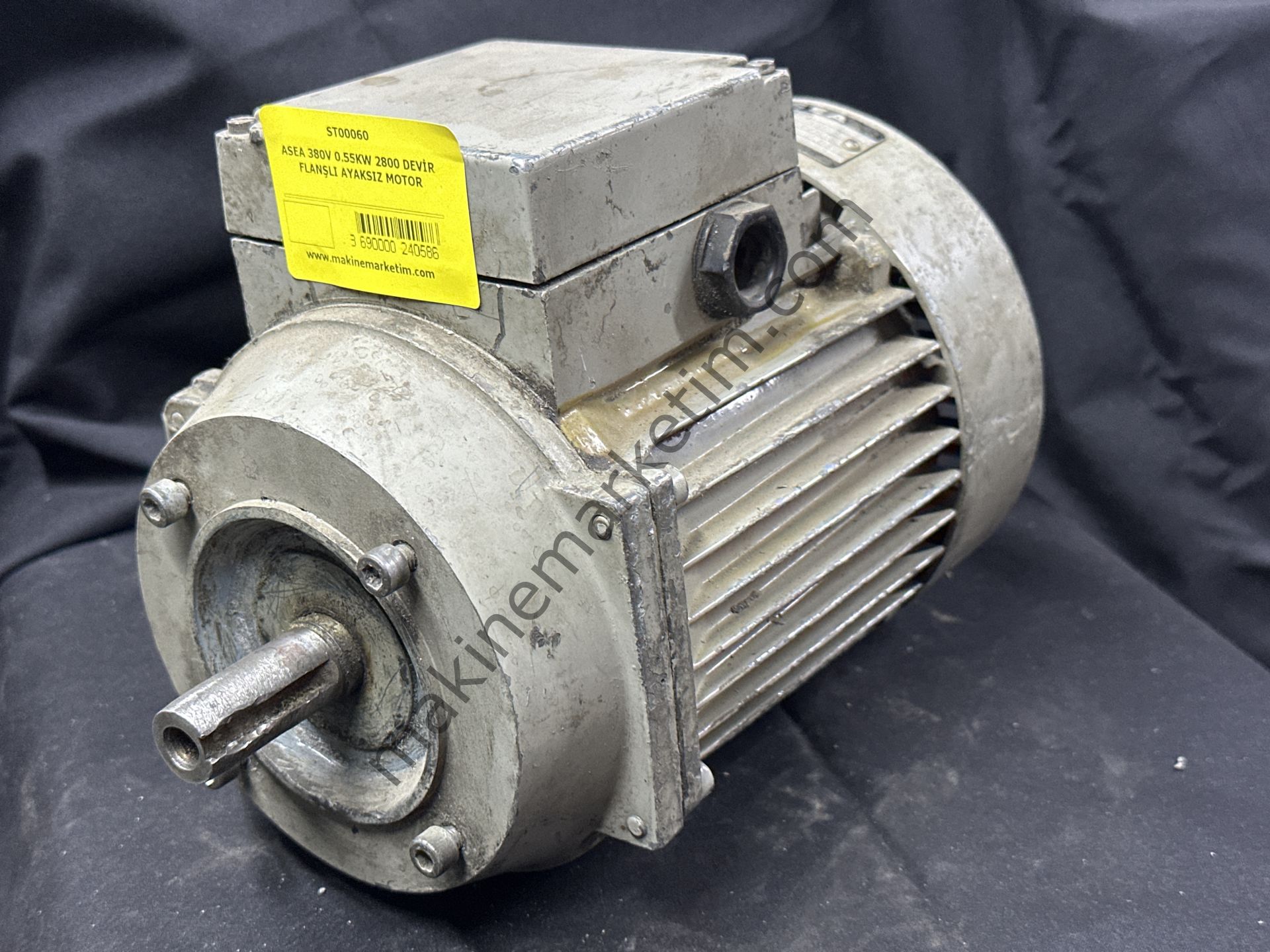 ASEA 380V 0.55KW 2800 DEVİR FLANŞLI AYAKSIZ MOTOR