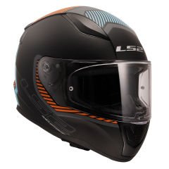 LS2 RAPID 2 EXTRA MAT GRİ-NEON TURUNCU KASK