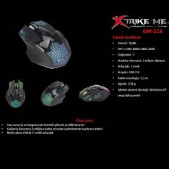 XTRIKE GM-216 GAMING MOUSE 3600DPI
