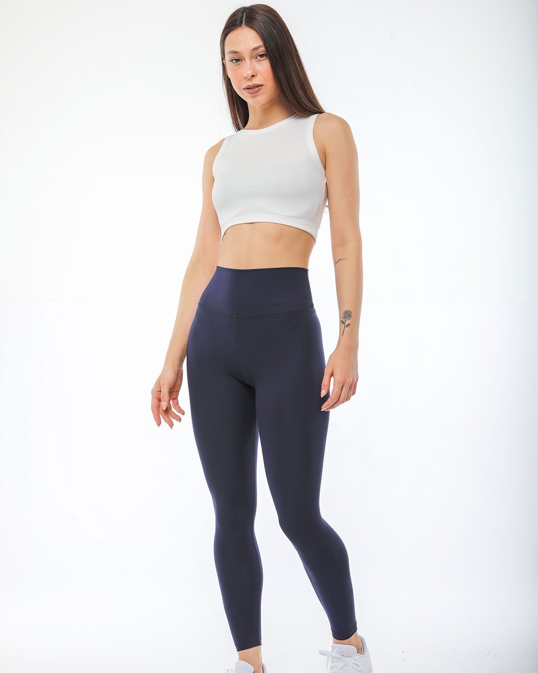 Lacivert Modal Spor Tayt