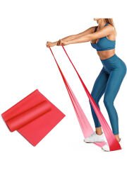 Orta Direnç Kırmızı Renk 120 Cm Egzersiz Bandı
