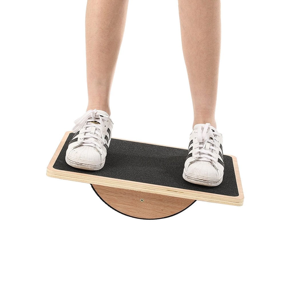 Ahşap Rocker Board - İki Yönlü Denge Tahtası