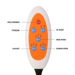 Elektrikli Titreşimli Sıcaklık Ayarlı El Masaj Topu