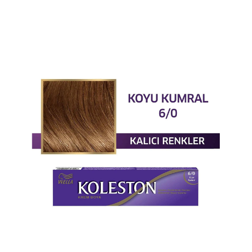 KOLESTON TÜP SAÇ BOYASI 6/0 KOYU KUMRAL