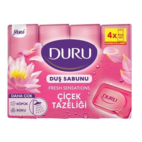 Duru Fresh Duş Sabunu Çiçek Tazeliği 4x150 Gr