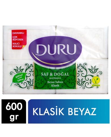 Duru Saf & Doğal Klasik Banyo Sabunu 4x150 Gr