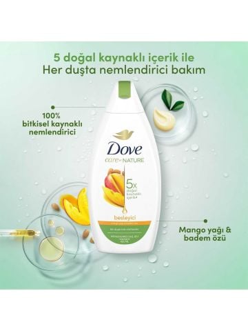 Dove Mango Yağı & Badem Özü Nemlendirici Duş Jeli 450 ml