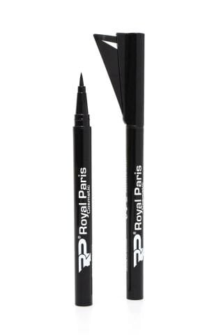 Royal Paris Black Pen Eyeliner Waterproof Suya Dayanıklı Çekme Aparatlı Kalem Eyeliner